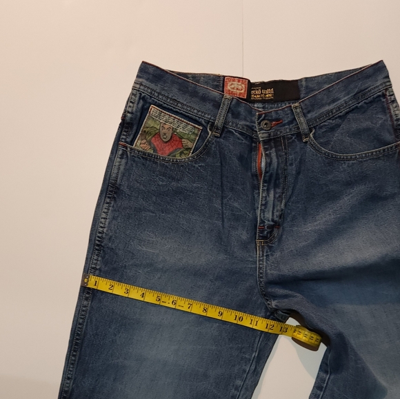 Vintage Ecko Unltd Spiderman Jeans Mens Size 32 Marvel Comics Denim Pants - Picture 4 of 10